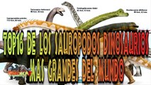 Top16 de Los Sauropodos Dinosaurios mas Grandes del Mundo (Loquendo) #Top16