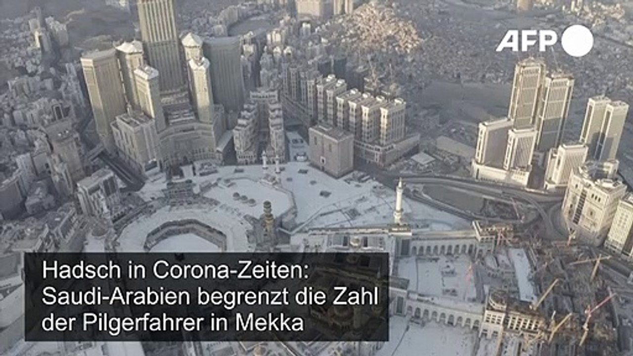Hadsch in Corona-Zeiten: Nur tausend Gläubige dürfen nach Mekka