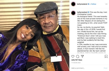'I had a full on anxiety attack': Kelly Rowland recalls meeting her dad for the first time in 30 years