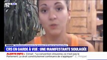 CRS en garde à vue: cette manifestante 