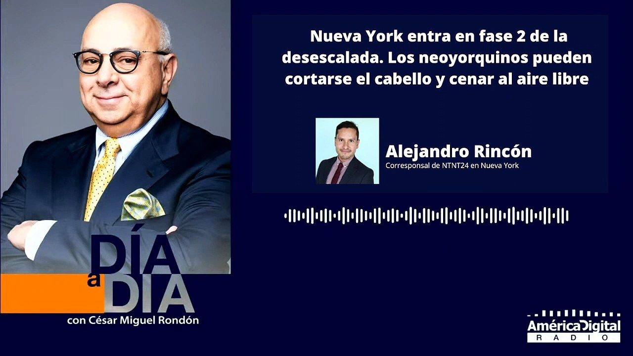 Nueva York entra en fase 2 de la desescalada. Los neoyorquinos pueden cortarse el cabello y cenar al aire libre