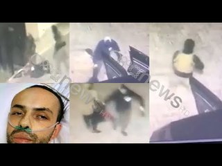 Video e Ora News: Dy me kapele e një me kamuflazh, nxjerrin Eduard Lamaj të plagosur nga hoteli