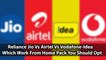 Reliance Jio Vs Airtel Vs Vodafone-Idea Which Work From Home Pack You Should Opt