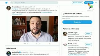 Paraguay recibe donación de insumos médicos por parte de China