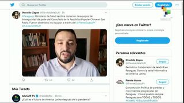 Paraguay recibe donación de insumos médicos por parte de China
