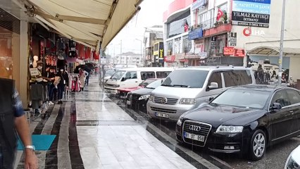 Sağanak yağış Düzce’de etkili oldu