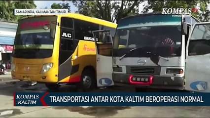 Transportasi Antar Kota Kaltim Beroperasi Normal