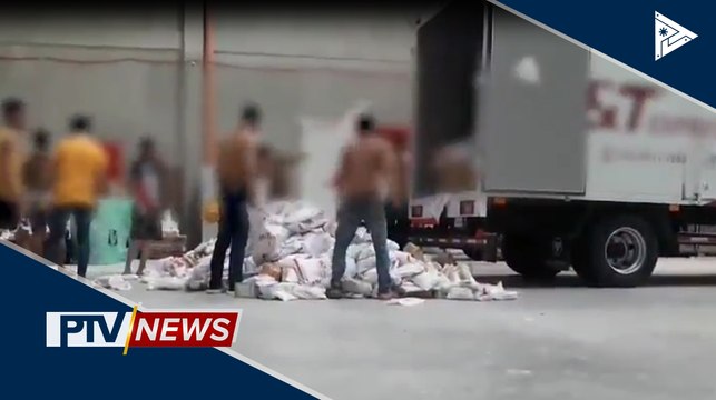 Courier service provider na nag-viral sa paghahagis ng shipments ng mga manggagawa, iniimbestigahan