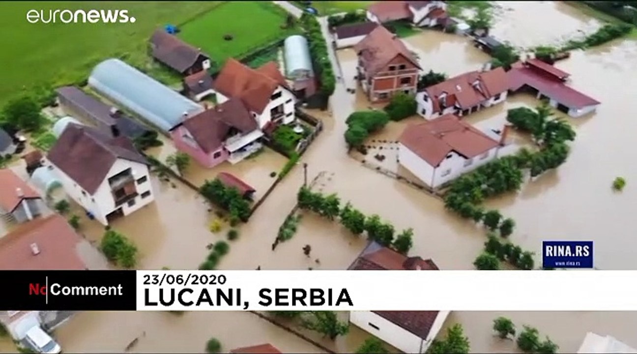 Heavy rain causes floods in Serbia and Bosnia & Herzegovina