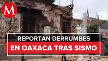 Murat reporta una persona muerta en Oaxaca tras derrumbe por sismo