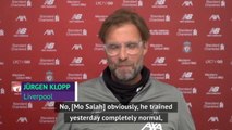 Klopp confirms Salah availability for Palace game