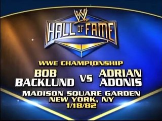 Bob Backlund vs.Adrian Adonis WWF MSG-1/18/82