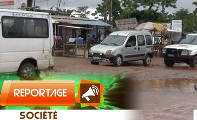 Dégradation de la route à Yopougon