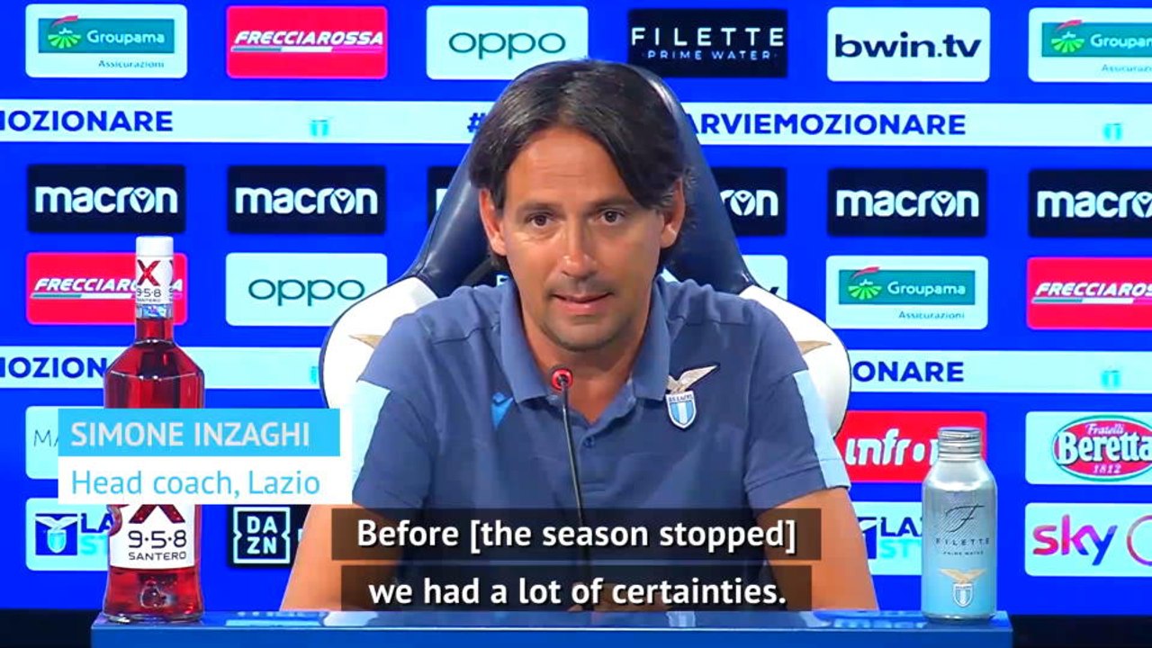 Inzaghi wants title-chasing Lazio to continue where they left off