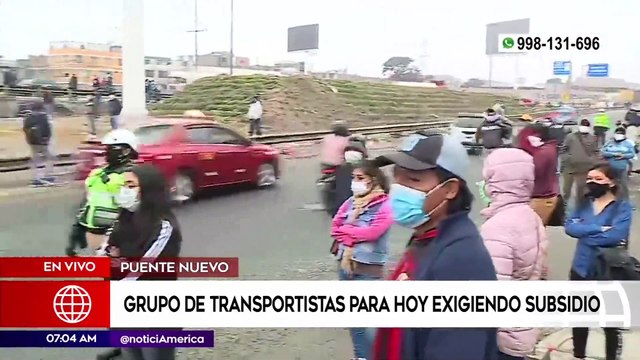 Primera Edición: Grupo de transportistas exigen subsidio hoy
