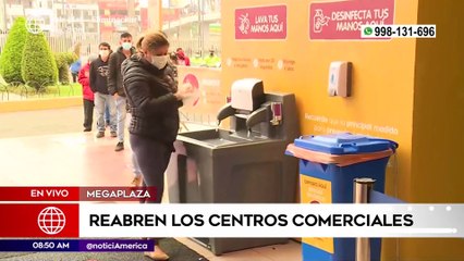 Primera Edición: Megaplaza presentó sus protocolos de bioseguridad
