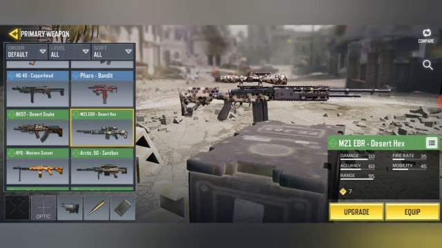M21 EBR Sniper In Call Of Duty - V Poor Quality Sniper - Dont Use In Ranked Matches