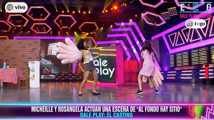 Micheille Soifer y Rosángela Espinoza recrearon una intensa escena de Al fondo hay sitio