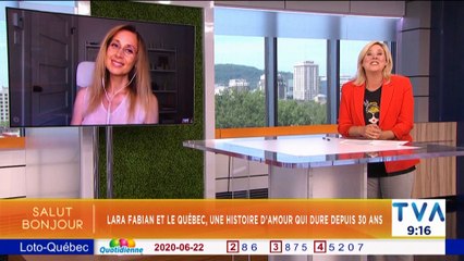 Lara Fabian-Salut Bonjour-23 Juin 2020