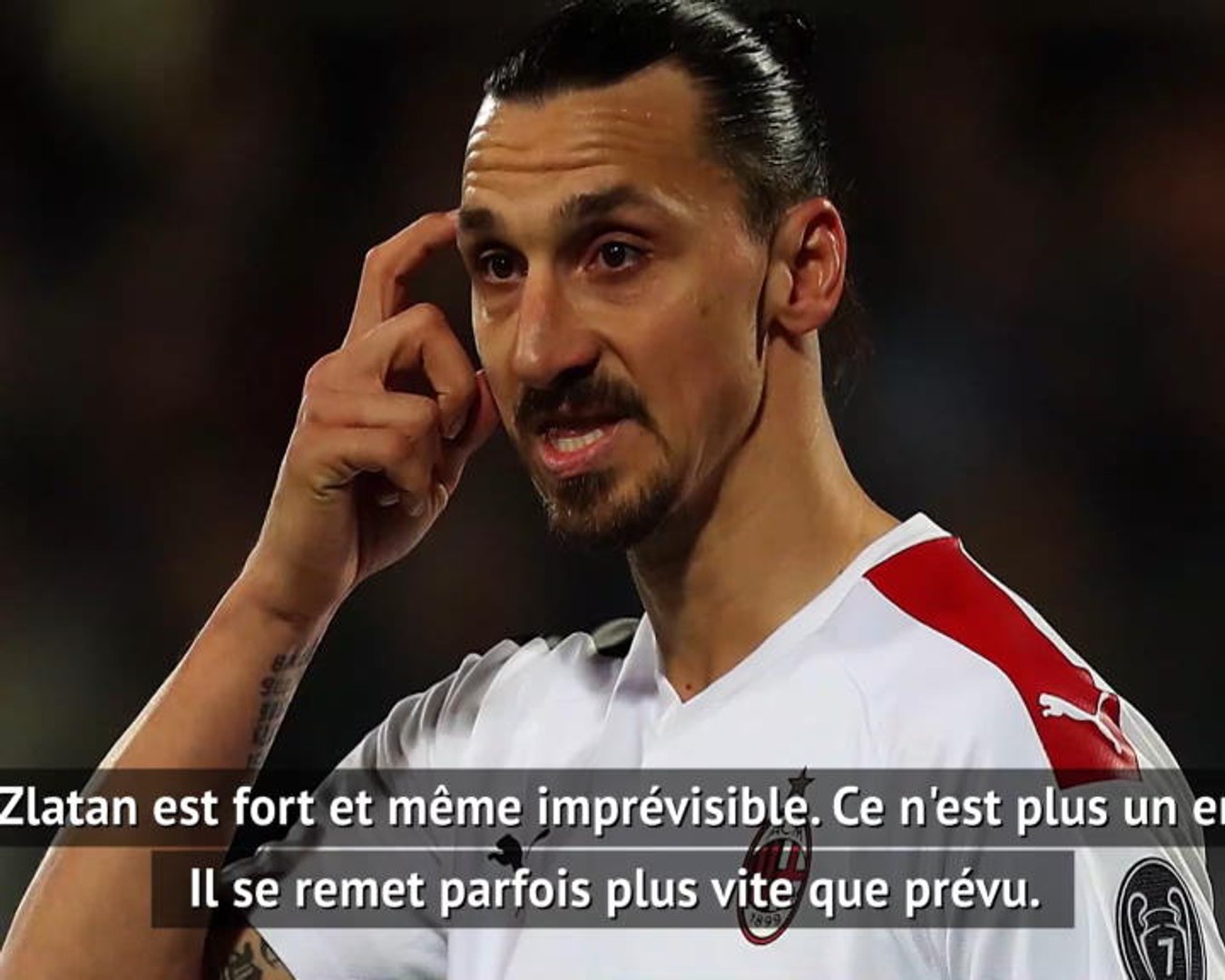 Milan Ac Pioli Zlatan Se Remet Parfois Plus Vite Que Prevu De Ses Blessures فيديو Dailymotion