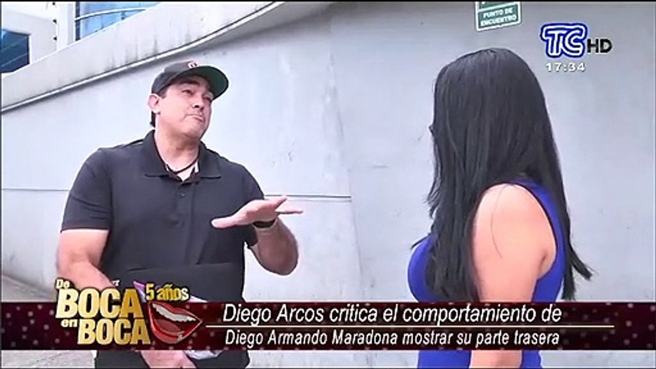 Diego Arcos critica el comportamiento y el polémico video íntimo de Maradona