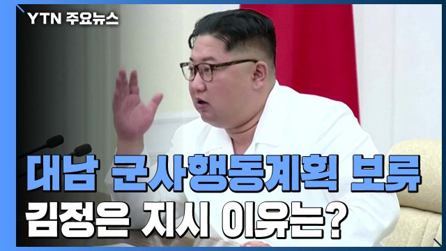 김정은 위원장, 대남 군사 행동 보류 지시 / YTN