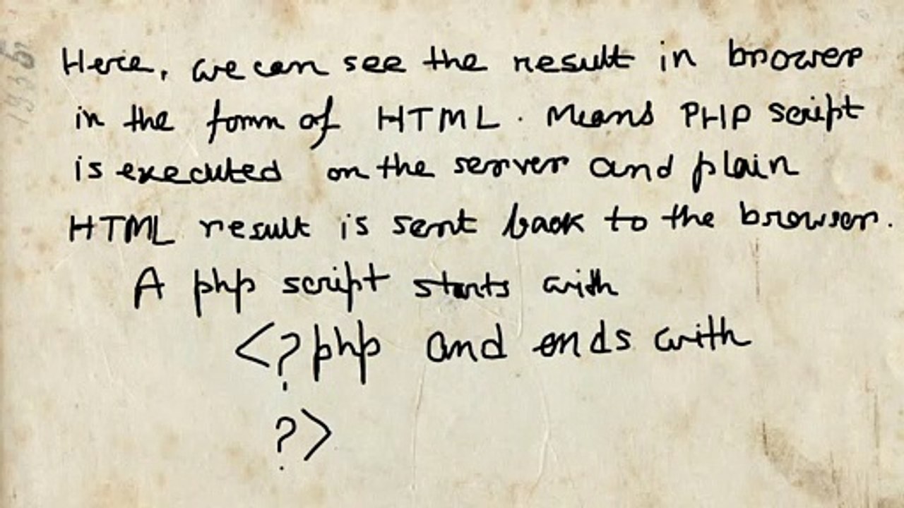 php syntax