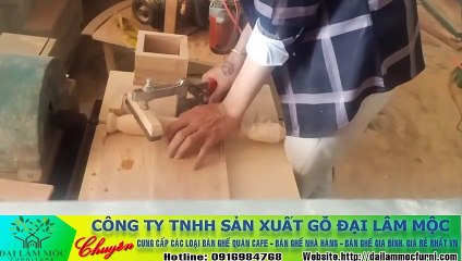 cách cấy ốc chân bàn ghế quán cafe nhỏ