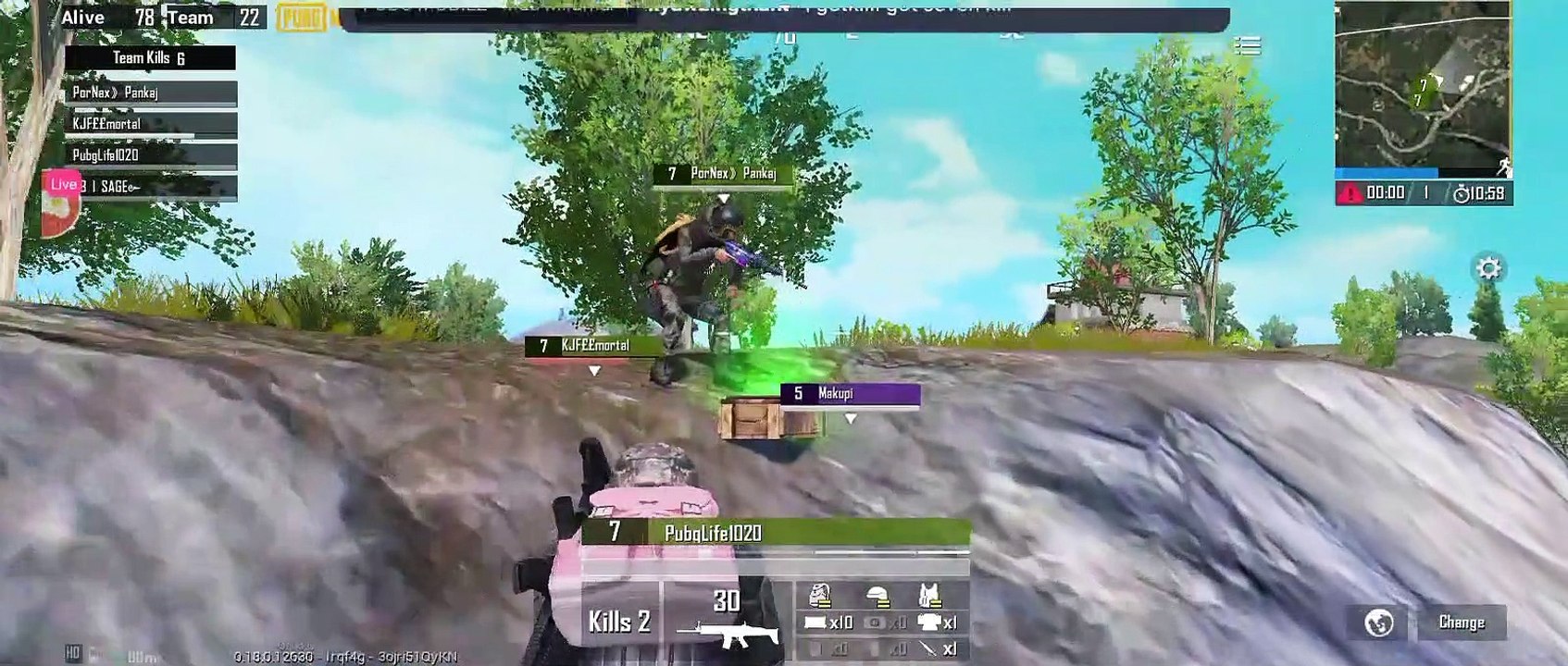 # Match 07 Round || 2 Match last Zone Boom Baam || Fully Rush || Pubg Mobile Free Custom Room |