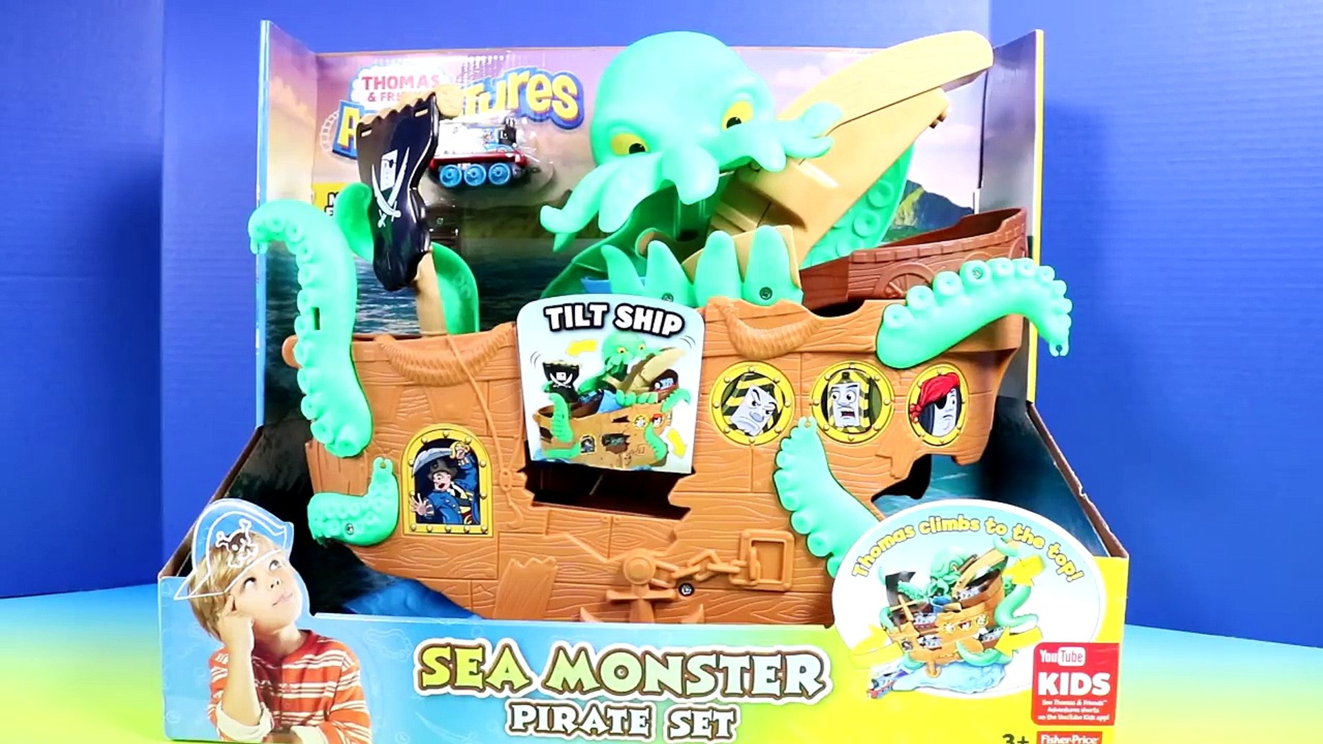 sea monster pirate set