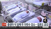 출생아 넉 달째 두 자릿수 감소…결혼도 급감