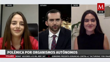 Tania Larios y Andrea Chávez | Sigue la polémica por los organismos autónomos