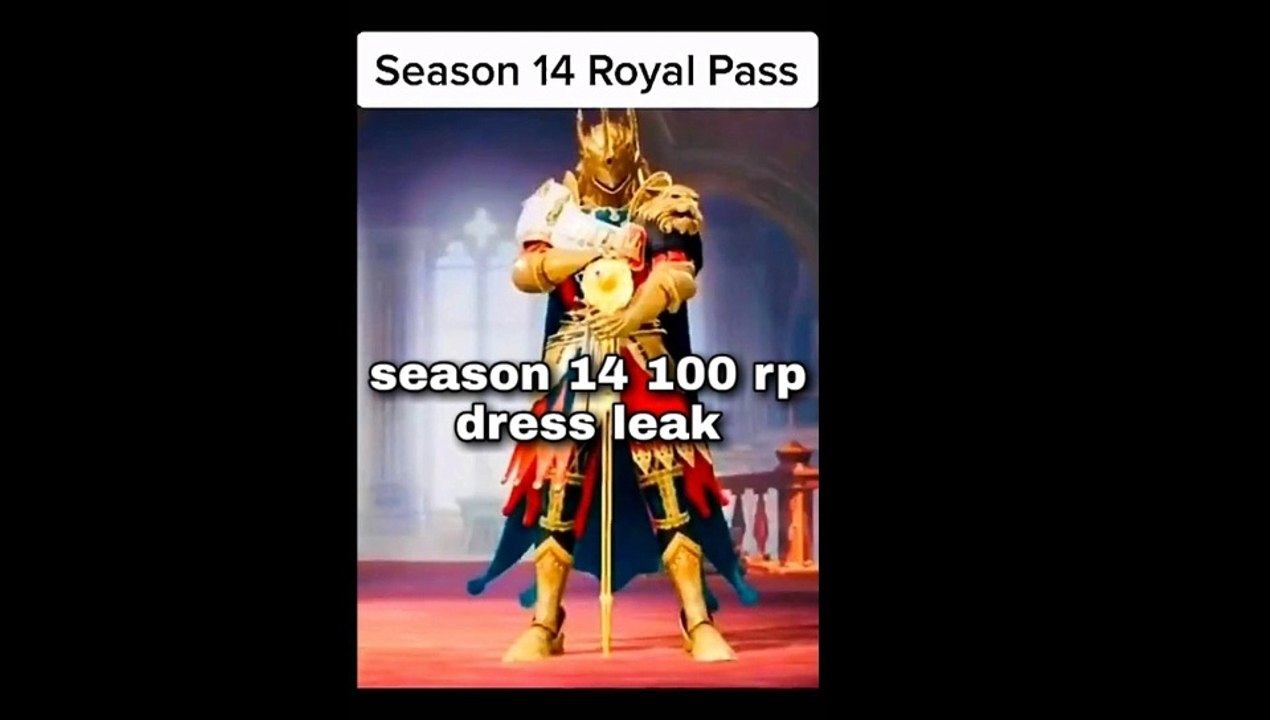 Season 14 royal pass 100rp dress leaks in pubg mibile