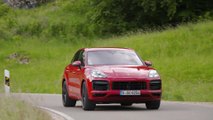 The new Porsche Cayenne GTS in Carmine Red Driving Video