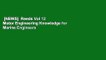 [NEWS]  Reeds Vol 12 Motor Engineering Knowledge for Marine Engineers by