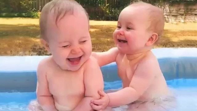 Baby Siblings Playing and Laughing Together - Baby funny videos - Funny babies