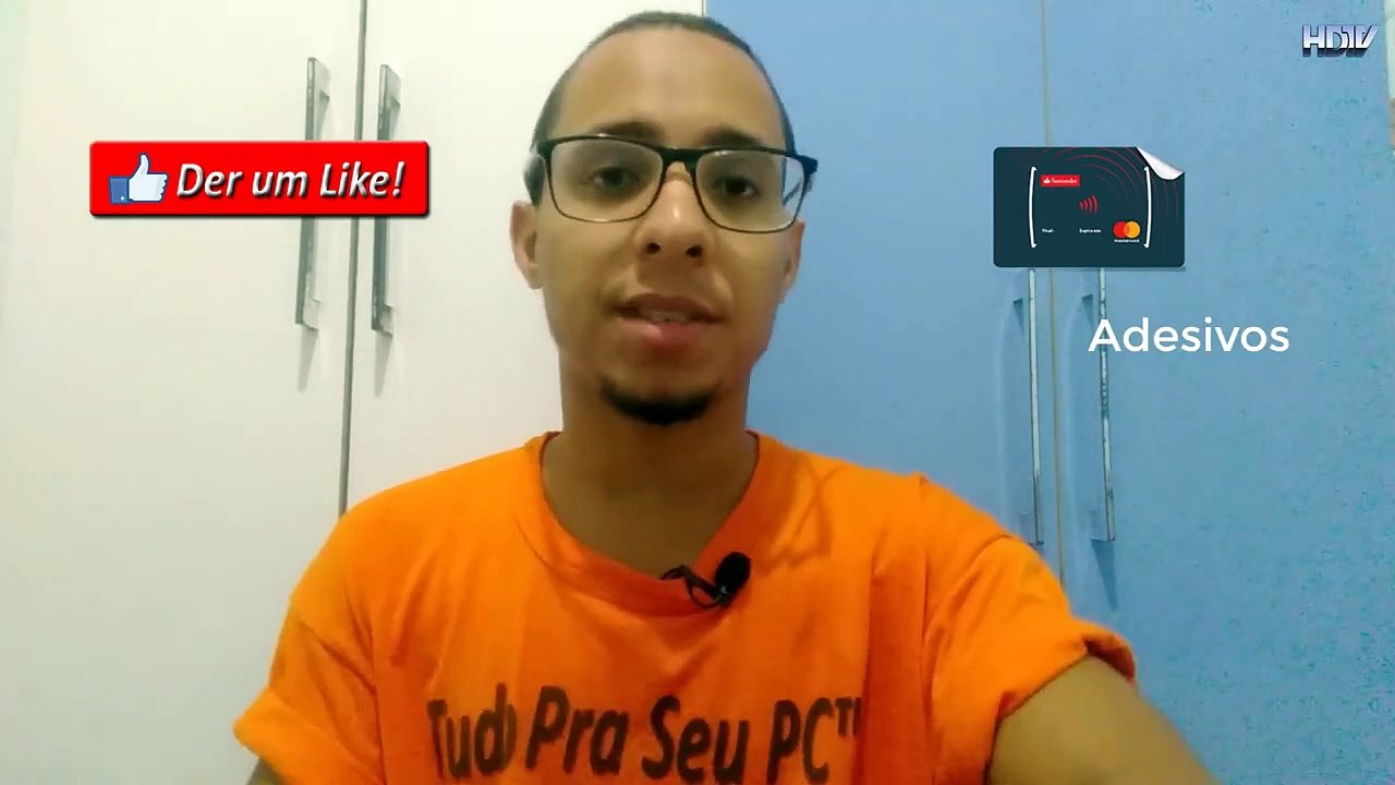 VLOG - Solicitei o Adesivo Santander Pass - O adesivo para efetuar pagamentos por aproximação ou NFC