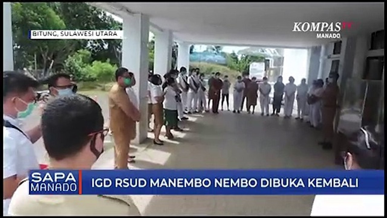 IGD RSUD Manembo-Nembo Kembali Dibuka