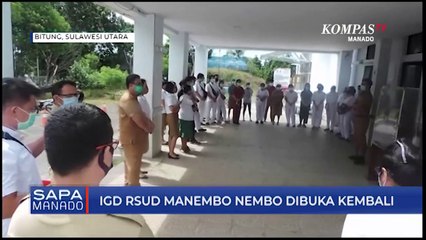 IGD RSUD Manembo-Nembo Kembali Dibuka