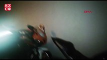 1 günde 3 motosiklet çalan hırsızın yakalanma anı kamerada