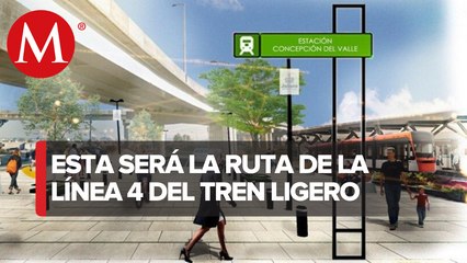 Así se vería la Línea 4 del Tren Ligero en Tlajomulco