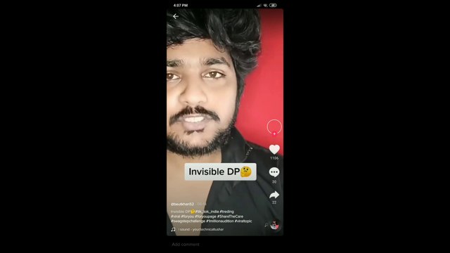 How To upload Invisible Dp on Tik Tok || Invisible dp kaise upload kare ?