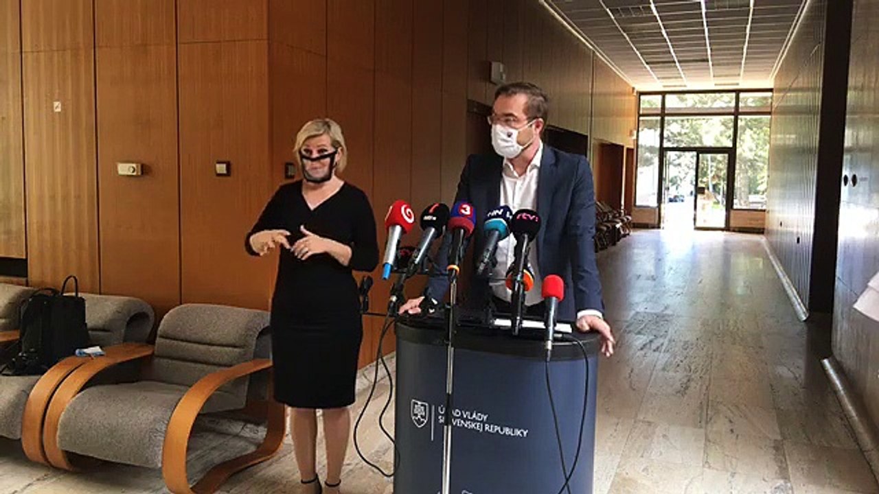 ZÁZNAM: Brífing ministra zdravotníctva SR Mareka Krajčího
