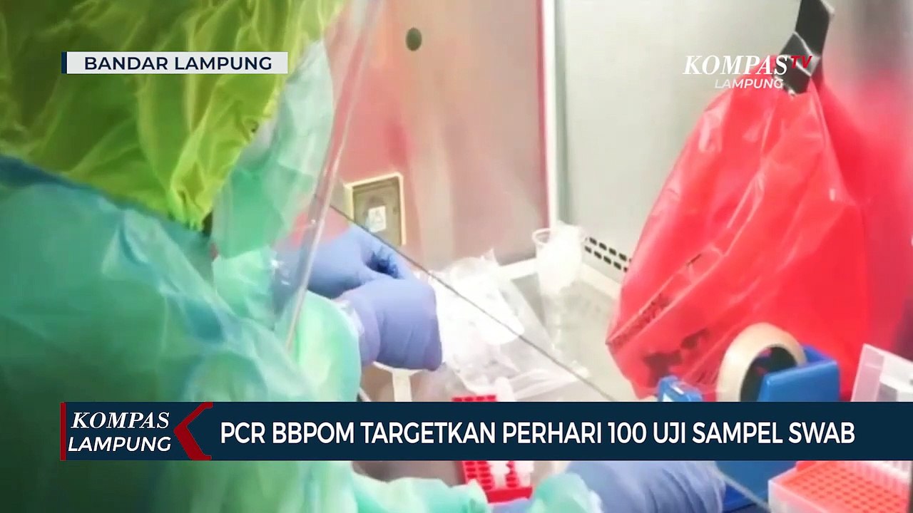 BBPOM Bantu Alat PCR, Targetkan 100 Uji Sampel Swab per Hari