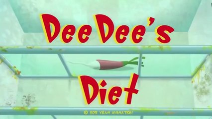 Oggy and the Cockroache in Hindi -Dee Dee's diet