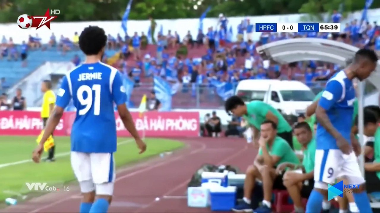 Highlights - Hải Phòng - Quảng Ninh - Adriano Schmidt -đốt đền- khiến Văn Toản bó tay - NEXT SPORTS