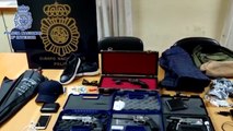 La Policía recupera cuatro armas de fuego procedentes de un robo
