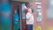 Billy Gatens entertains the neighbours