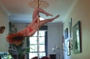 FKA Twigs shows off her impressive pole dancing skills
