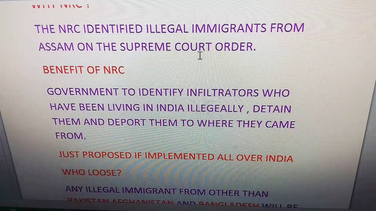 National Register Of Citizenship NRC 